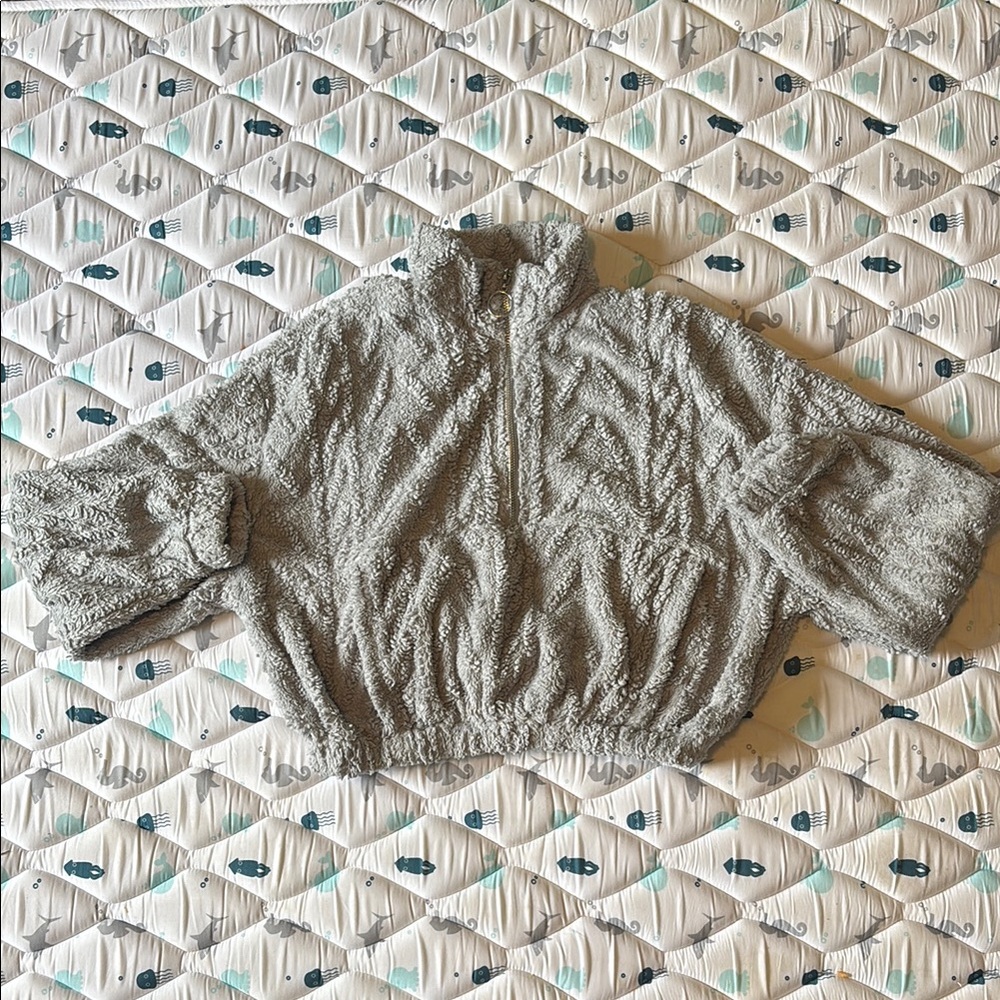 Angel Kiss Gray Fleece Jacket